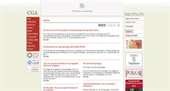 Desktop Screenshot of cgantropologia.org.ar